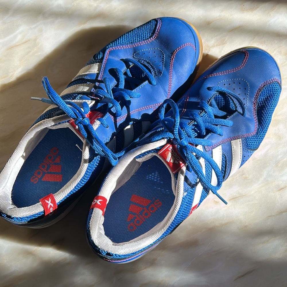 Adidas X vs X AdiPRENE Men’s 2009 Blue 3 White Stripes Sneakers Sz 8.5 - Picture 13 of 15